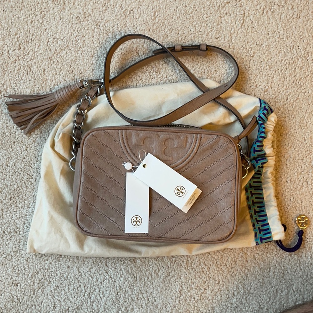 Fleming distressed camera bag.